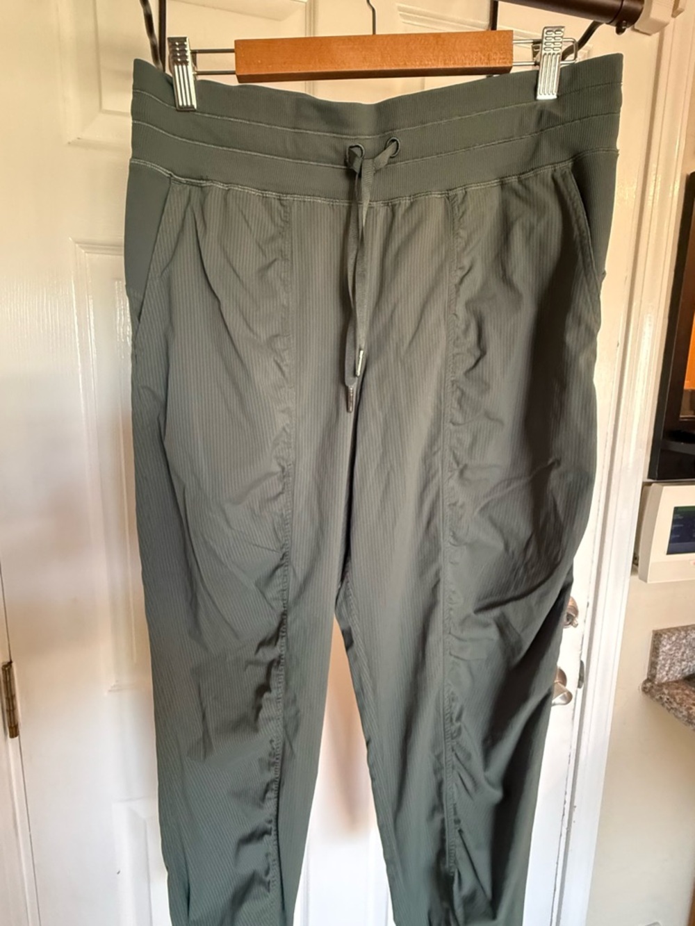 lululemon athletica Olive Green Drawstring Track Joggers